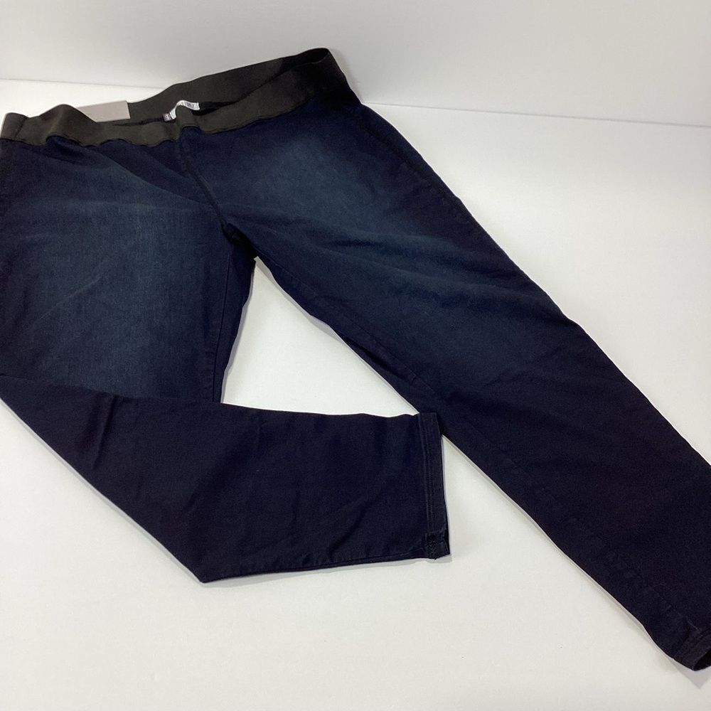 Jennifer Lopez Blue Jeggings Mid Rise Flex Waistband Stretch Comfort 20W